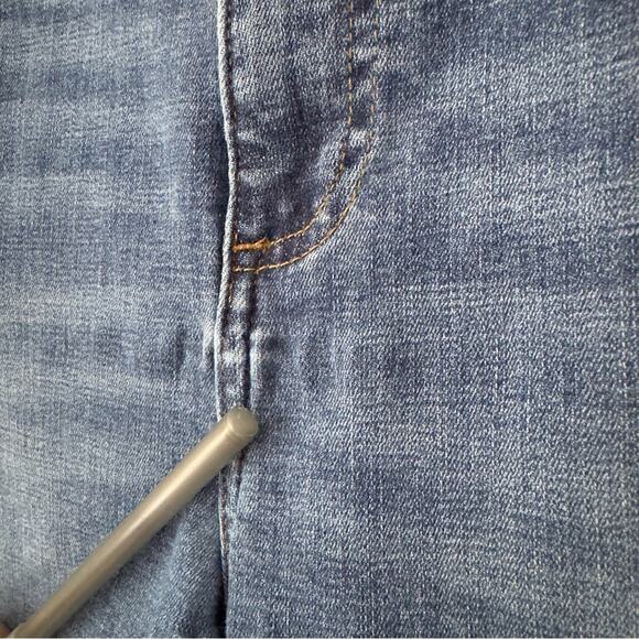 Pistola Medium Wash Skinny Jeans 5-Pocket Solid Denim Belt Loops Zipper Button - Picture 11 of 16